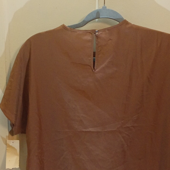Lauren Lee brown blouse size small - Picture 5 of 6